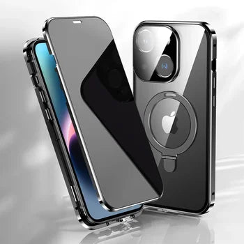 Magnetic Protective Magnetic Privacy Glass Phone Case