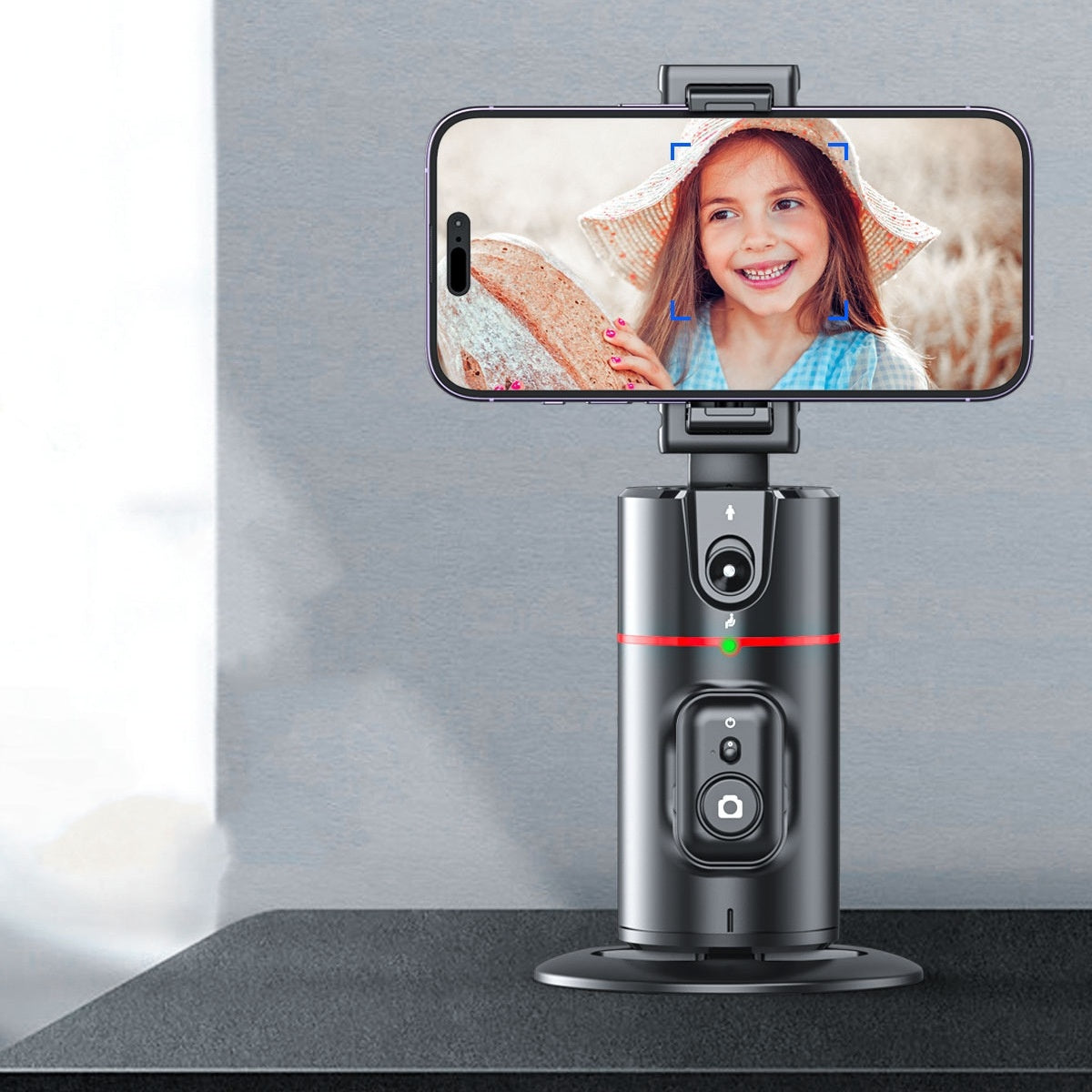 360 Degree Smart AI Facial Recognition Tracking Phone Stabilizer